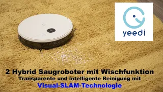 Yeedi 2 Hybrid Saugroboter mit Wischfunktion | Konkurrenz zum Deebot Ozmo 950? | Deutsch