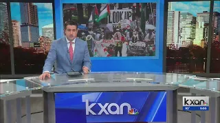 Two arrested at pro-Palestinian protest in Austin, KXAN's Sam Stark reports