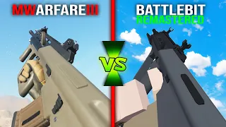 CoD Modern Warfare 3 vs Battlebit Remastered - Weapons Comparison