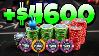 $4600 ALL-IN the very FIRST HAND in $10/$25 at Peaks Dallas!! | Poker Vlog #253