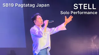 STELL Solo Performance - SB19 Pagtatag World Tour Japan