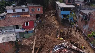Aerial shots of area hardest-hit by Brazil floods | AFP