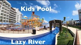 Kids Pool, Lazy River and GameUp Entertainment Center - Royalton Splash Riviera Cancun  칸쿤 墨西哥，坎昆