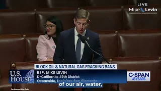 Rep. Mike Levin Speaks Against H.R. 1121