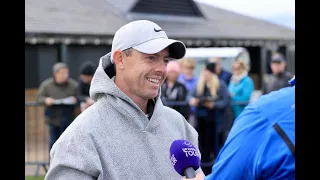 Rory McIlroy talking about the first golf club he ever had #dunhilllinks