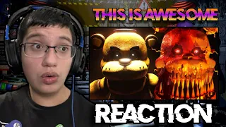(THIS IS AWESOME) Five Nights At Freddy's [FNaF] Song Count the Teeth NateWantsToBattle / REACTION