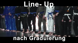 Line-up nach Graduierung im Brazilian Jiu Jitsu / BJJ | ETKI