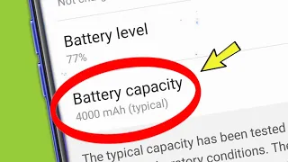 How to check Battery MAH in Android phone Battery capacity