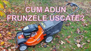 Cum adună un om leneş FRUNZELE USCATE? Husqvarna LC 353AWD