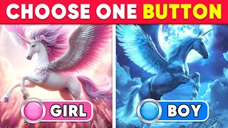 Choose One Button! 😱 BOY or GIRL Edition 🔵🔴 Select Your Side! 😱 Daily Quiz