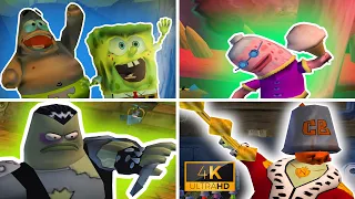 SpongeBob Movie Game | All Bosses [No Damage] (Perfect Gameplay) [4K]