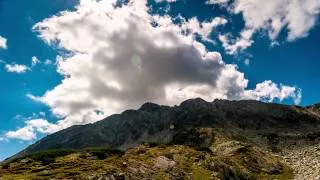 Retezat cloud time-lapse