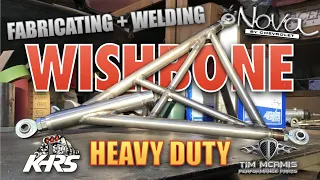 How To Build A Wishbone! TIG Fabrication -Parts From Tim McAmis 25.3 Chassis Nova Drag Race Chromoly