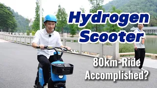 Ed's Hydrogen Journey #2 | Hydrogen Scooter: 80km Ride Accomplished?