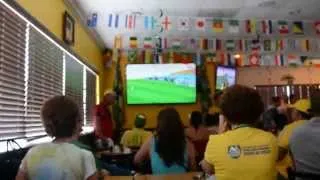 Brazil vs Chile Penalties crowd goes wild!