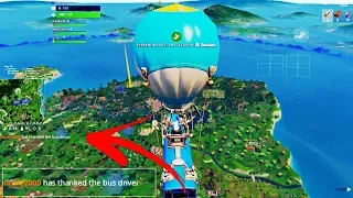 HOW TO THANK THE BUS DRIVE ON FORTNITE MOBILE* NEW FEATURE ADDED