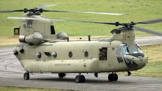 😲 Boeing CH-47F Chinook | US Army "Atlantic Resolve" | Impressive Landing at Nancy Essey Airport 😲