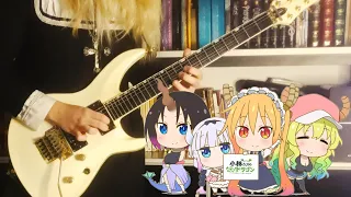 【Miss Kobayashi's Dragon Maid OP】fhána - Aozora no Rhapsody | GUITAR COVER