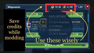 How to Use Credits Efficiently When Leveling Mods - SWGOH