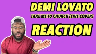Demi Lovato - Take Me To Church (Hozier cover in the Live Lounge) REACTION