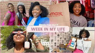 weekly vlog! chemical peel, spring work clothes haul, getting in a routine + miss black and gold pa