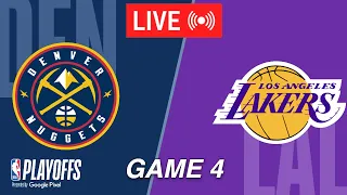 NBA LIVE! Los Angeles Lakers vs Denver Nuggets Game 4 | April 26, 2024 | 2024 NBA Playoffs Live 2K