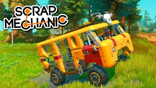 Тестируем новый КОМП в SCRAP MECHANIC