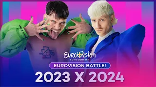 Eurovision Battle: 2023 VS 2024 (By Country)