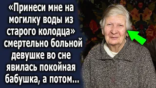 «Принеси мне воды из старого колодца» девушке во сне явилась бабушка, а потом…