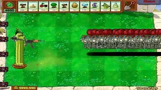 Plants vs Zombies Mod Cactus vs 9999 Balloon Zombie