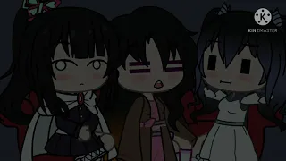 If Nezuko,Aoi and Kanao were at the movies (The Original in the description) demon slayer skit