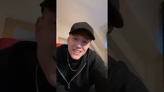 Loïc Nottet -- Live Instagram avant la sortie de « Danser »