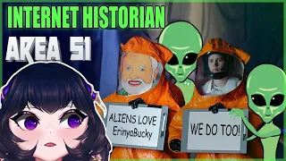 ErinyaBucky Reacts to Internet Historian: That Zone Between Area 50 and 52