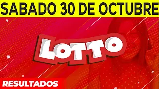 Resultados del Lotto del Sábado 30 de Octubre del 2021