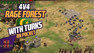 4v4 Rage Forest with Turks Janissaries!