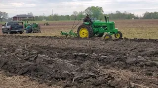 Northern Indiana Johnny Poppers plowing May 6,2023