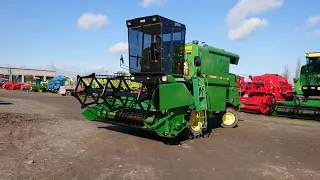 Робота комбайна John Deere 1042 . www.tatt.com.ua