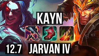 KAYN vs J4 (JNG) | Rank 4 Kayn, 6 solo kills, Legendary, 15/3/7 | TR Grandmaster | 12.7