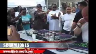 SCRAM JONES DJ INTRO AT TED SMOOTH'S OLD SCHOOL JAM IN HARLEM (8-12-2012)