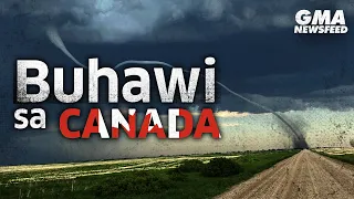 Higanteng buhawi, nanalasa sa Saskatchewan, Canada | GMA News Feed