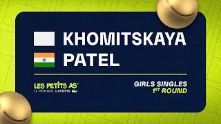 Les Petits As 2023 | Girls Singles 1R | Aleksandra Khomitskaya vs Pallavi Patel