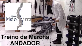 ANDADOR TREINO DE MARCHA COMO USAR PARA CAMINHAR ANDAR ? Clínica de Fisioterapia Dr. Robson Sitta