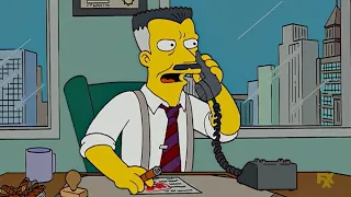 The simpsons j.jonah Jameson scene