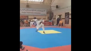 Taekwondo Тимио Твит чаги на деле!