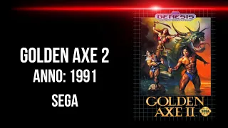 GOLDEN AXE 2 - SEGA GENESIS/SEGA MEGA DRIVE