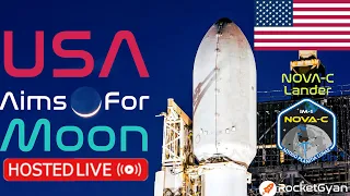 [Liftoff:1:14:00] SpaceX Launch NOVA-C Lunar Lander | Intuitive Machines IM-1 Moon Mission | NASA