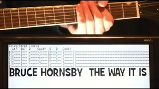 Bruce Hornsby The Way It Is Guitar Chords Lesson & Tab Tutorial Also Tupac Changes