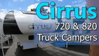 Cirrus 720 & 820 Truck Campers