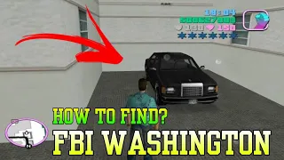 How To Find FBI Washington In GTA Vice City? | FBI Car in GTA VC