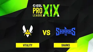 Vitality проти Sharks | Мапа 1 Vertigo | ESL Pro League Season 19